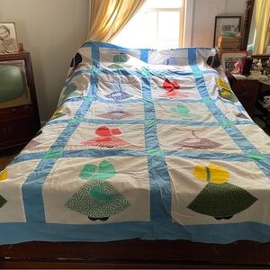 Colorful Patchwork Quilt. 100” x 81”